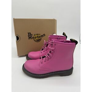 Dr. Martens Youth 1460 Thrift Punk Romario Leather Boots Size 3Y New In Box